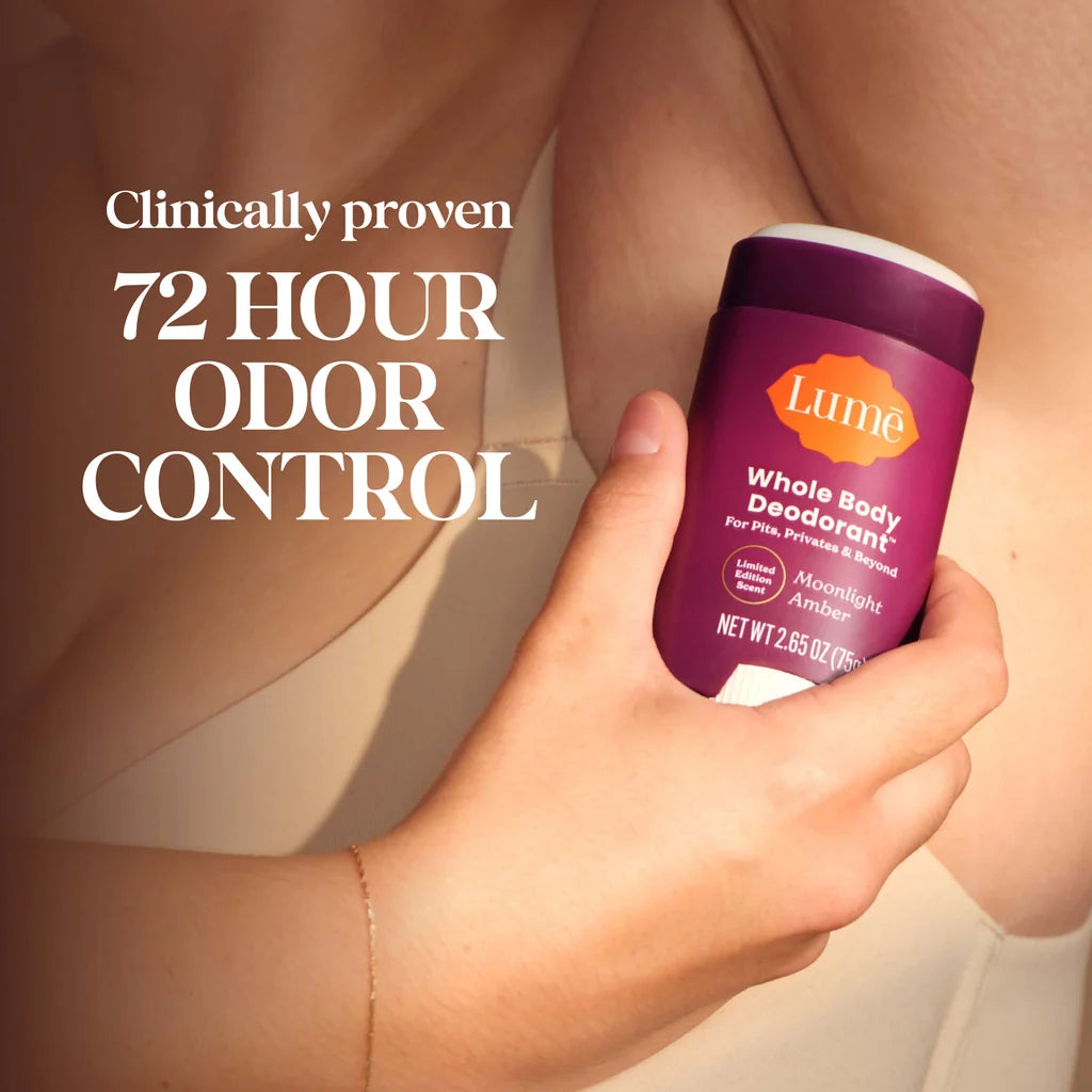 Lume Solid Stick Deodorant Moonlight Amber