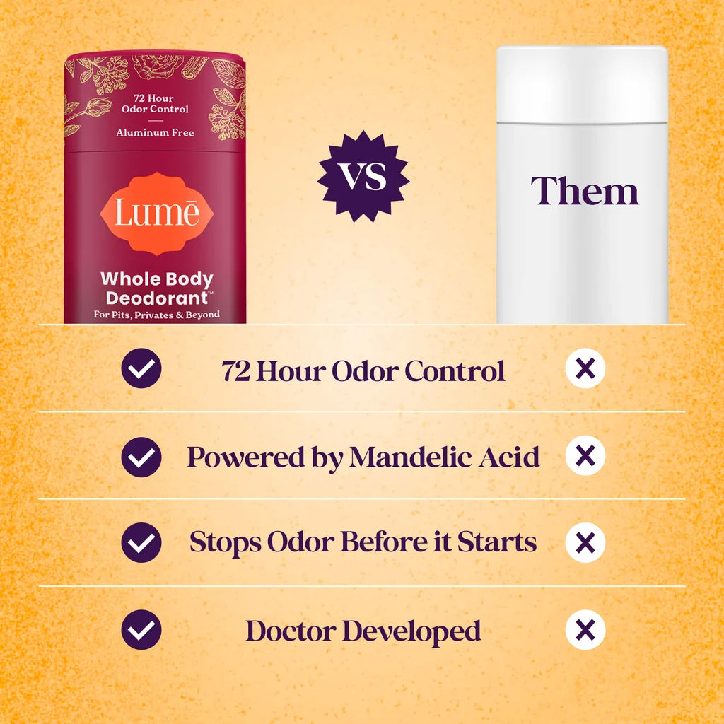 Lume Solid Stick Deodorant Spiced Sandalwood