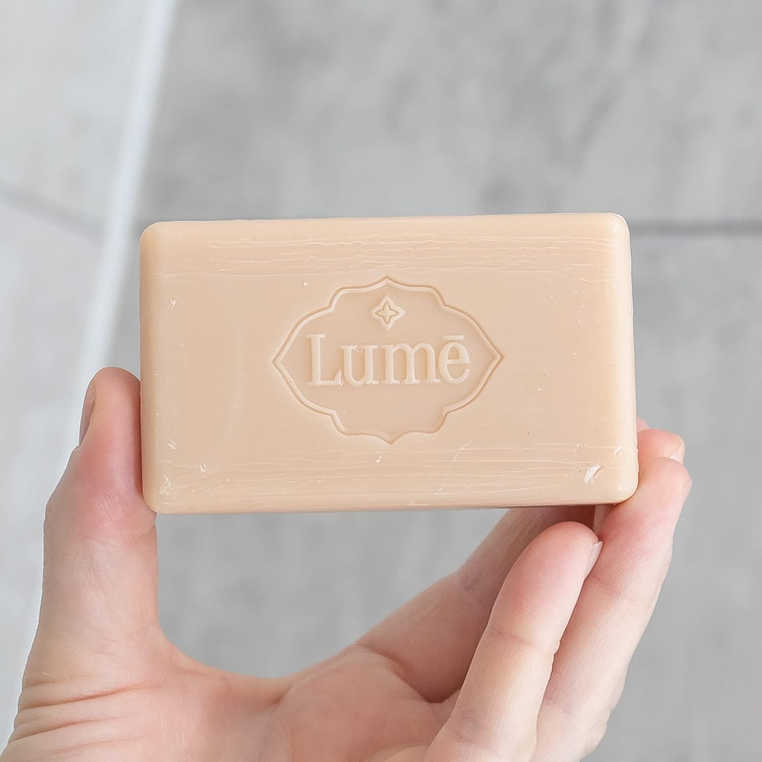 Lume Triple Milled Bar Soap - Rich Moisture & Gentle Cleansing - Paraben Free. Phthalate Free. Skin Safe - 5 ounce (Clean Tangerine)
