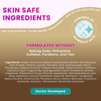 Lume Whole Body Deodorant - Invisible Cream Tube - 72 Hour Odor Control - Doctor Developed - Aluminum Free. Baking Soda Free and Skin Loving - 3.0 Ounce (Vanilla Bliss)