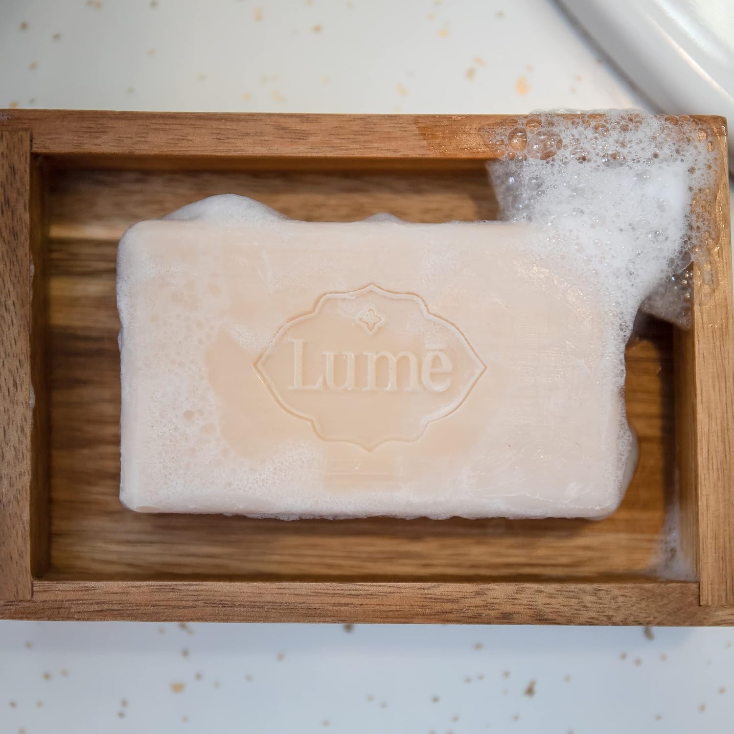 Lume Triple Milled Bar Soap - Rich Moisture & Gentle Cleansing - Paraben Free. Phthalate Free. Skin Safe - 5 ounce (Pack of 4) (Toasted Coconut)