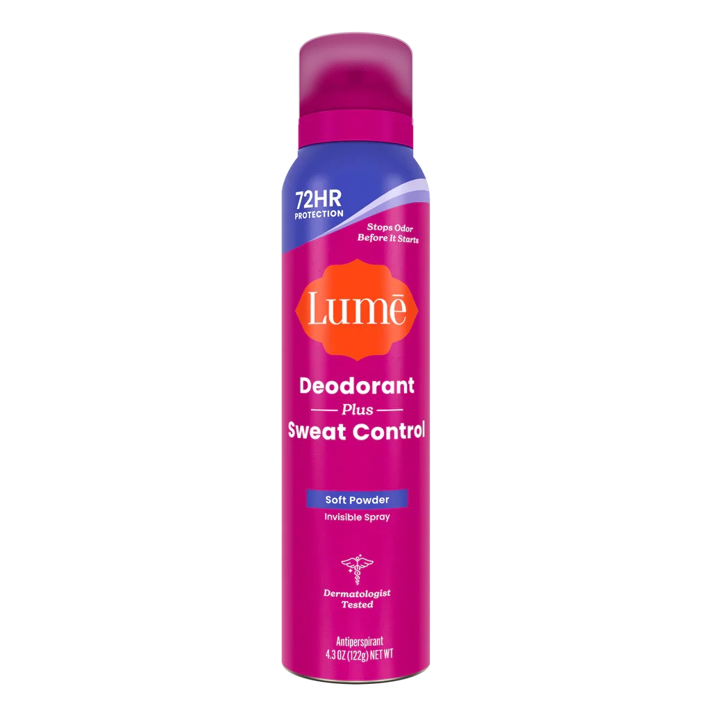 Lume Sweat Control Spray Deodorant Soft Powder